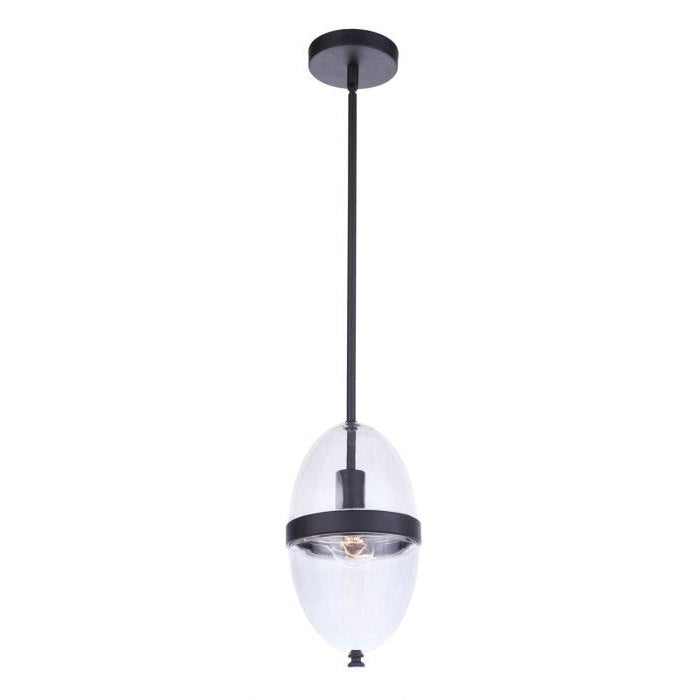 Craftmade - ZA3511-MN - One Light Outdoor Pendant - Sivo - Midnight