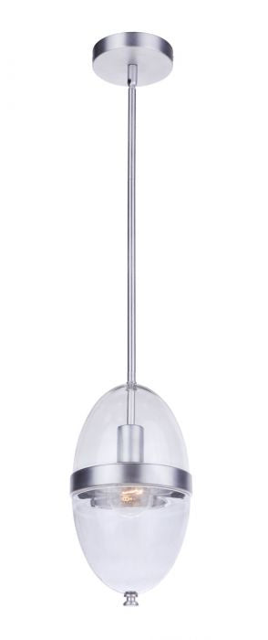 Craftmade - ZA3511-SA - One Light Outdoor Pendant - Sivo - Satin Aluminum