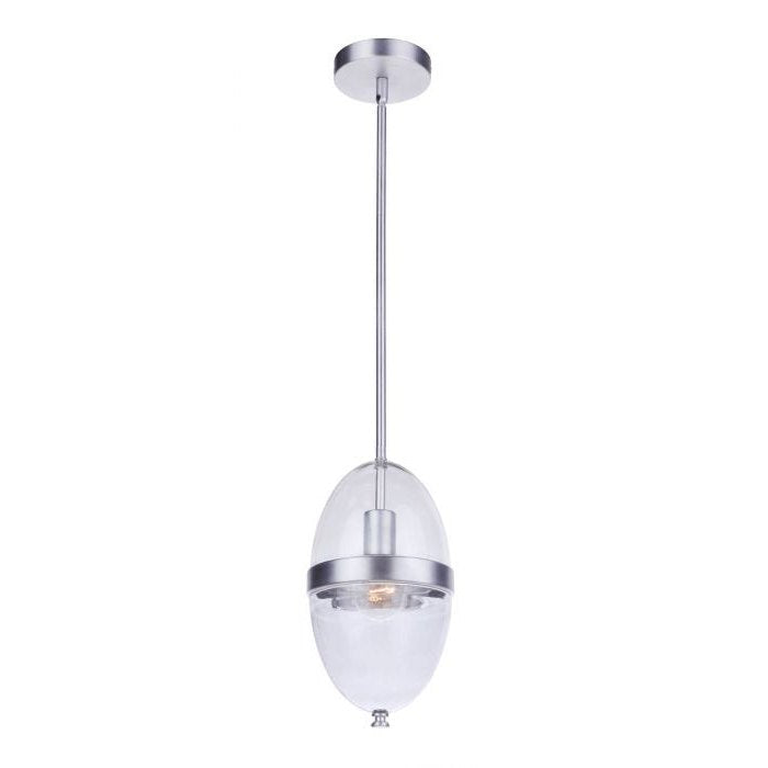 Craftmade - ZA3511-SA - One Light Outdoor Pendant - Sivo - Satin Aluminum