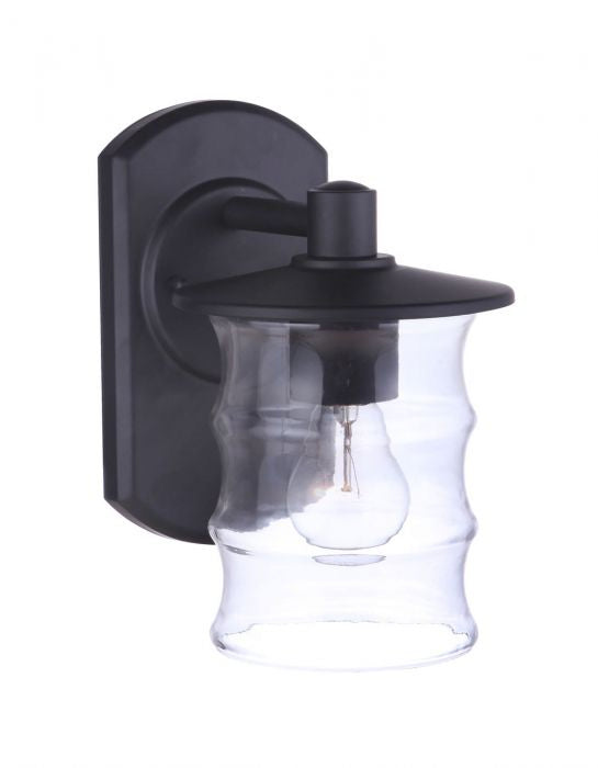 Craftmade - ZA3604-MN - One Light Outdoor Wall Mount - Canon - Midnight