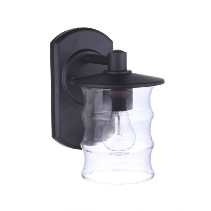 Craftmade - ZA3604-MN - One Light Outdoor Wall Mount - Canon - Midnight