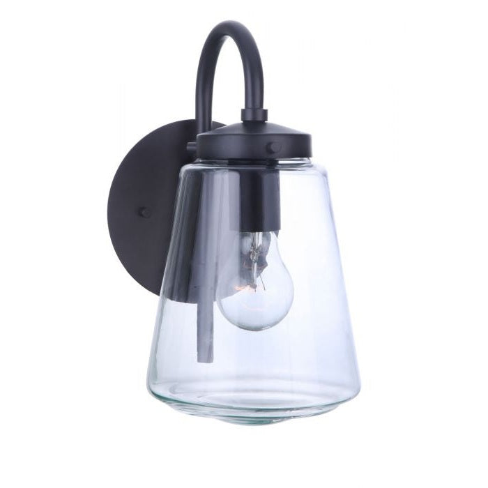 Craftmade - ZA3804-MN - One Light Outdoor Wall Mount - Laclede - Midnight