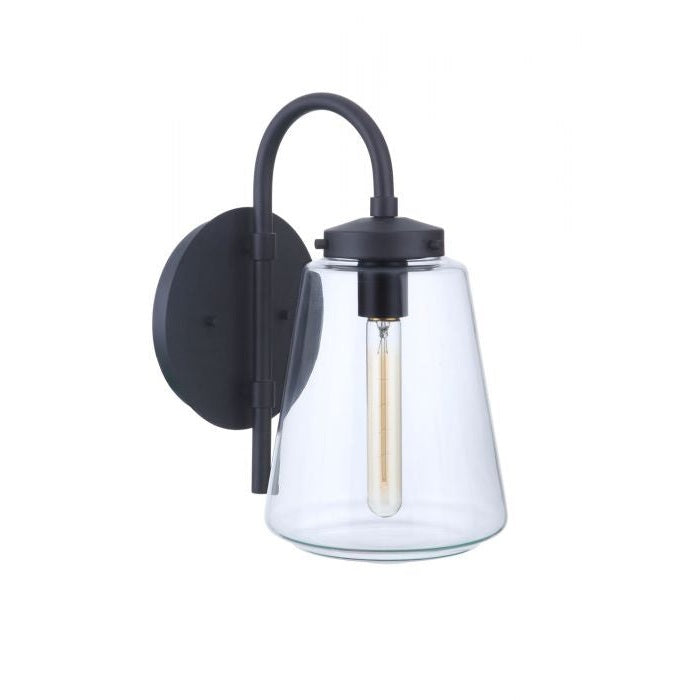 Craftmade - ZA3814-MN - One Light Outdoor Wall Mount - Laclede - Midnight