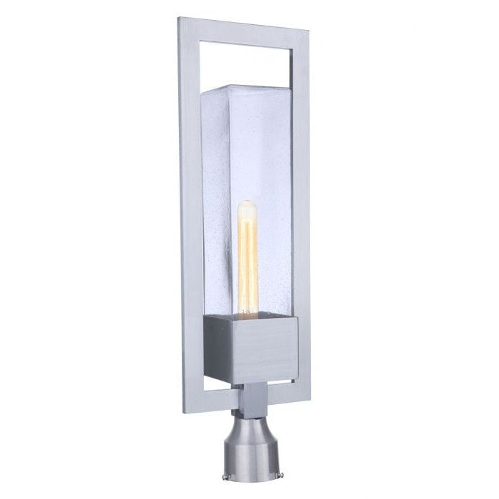 Craftmade - ZA4025-SA - One Light Outdoor Post Mount - Perimeter - Satin Aluminum