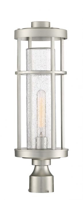 Craftmade - ZA4215-SA - One Light Outdoor Post Mount - Encompass - Satin Aluminum