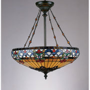 Quoizel - TF1781VB - Four Light Pendant - Belle Fleur - Vintage Bronze