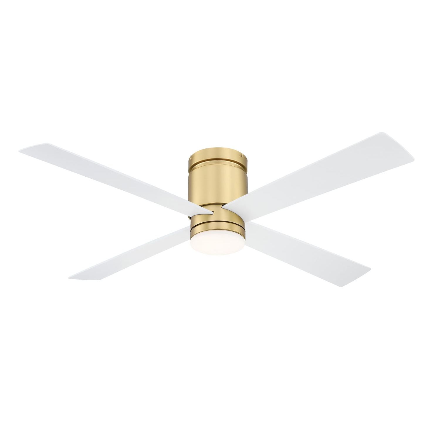Fanimation - FPS8553BS - 52"Ceiling Fan - Kwartet - Brushed Satin Brass