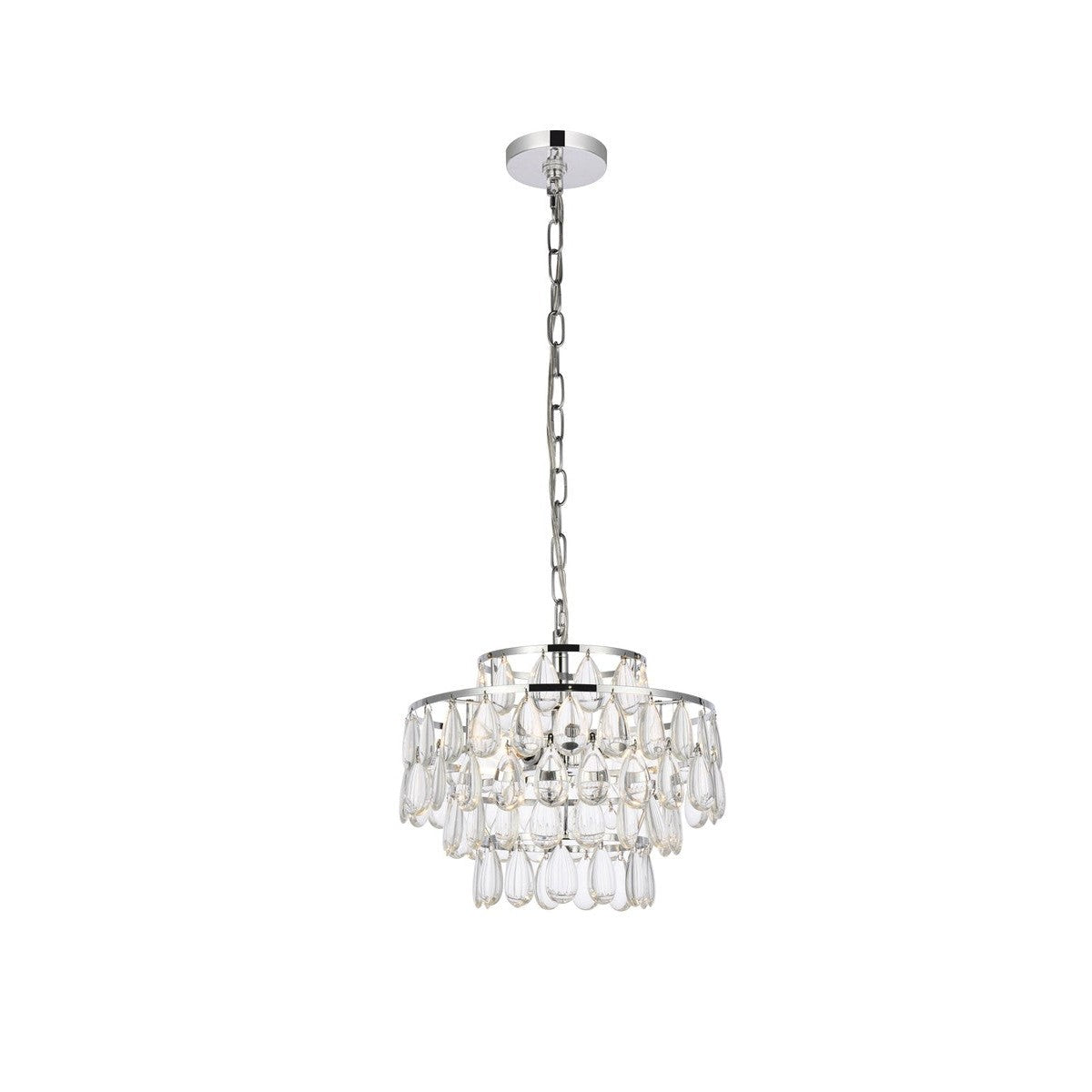 Elegant Lighting - 1102D14C - Three Light Pendant - Mila - Chrome