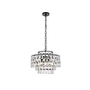 Elegant Lighting - 1102D18BK - Five Light Pendant - Mila - Black