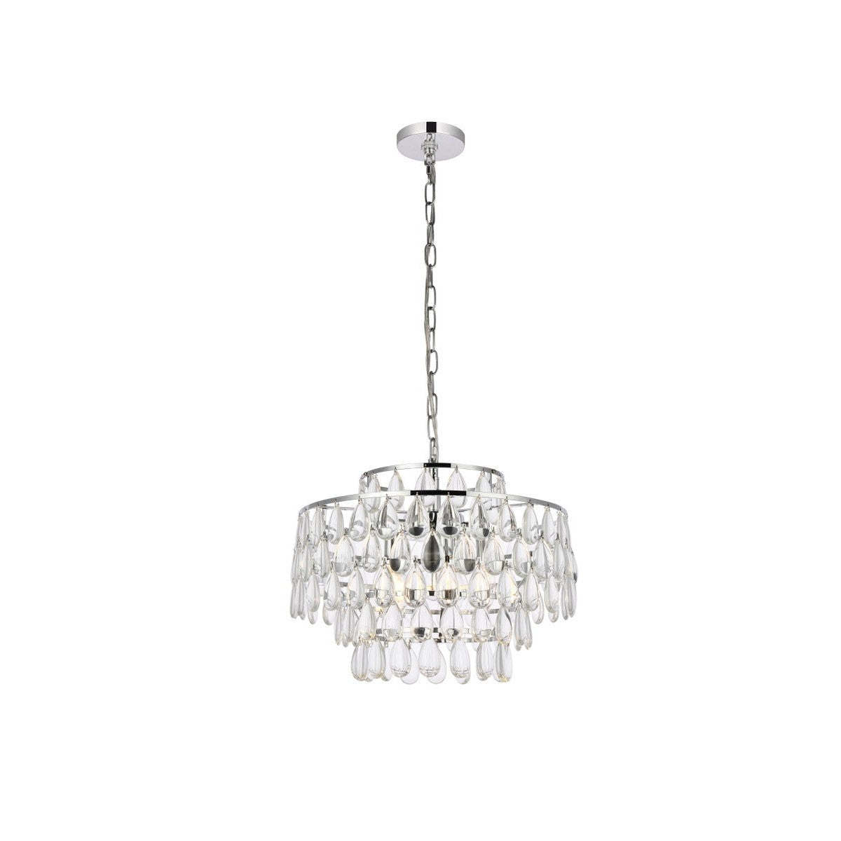 Elegant Lighting - 1102D18C - Five Light Pendant - Mila - Chrome