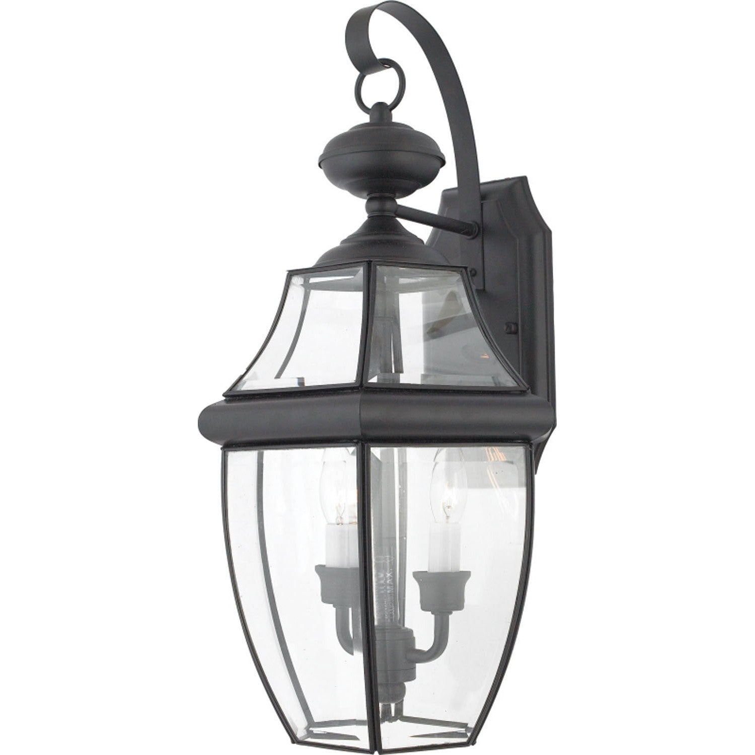 Quoizel - NY8317K - Two Light Outdoor Wall Lantern - Newbury - Mystic Black