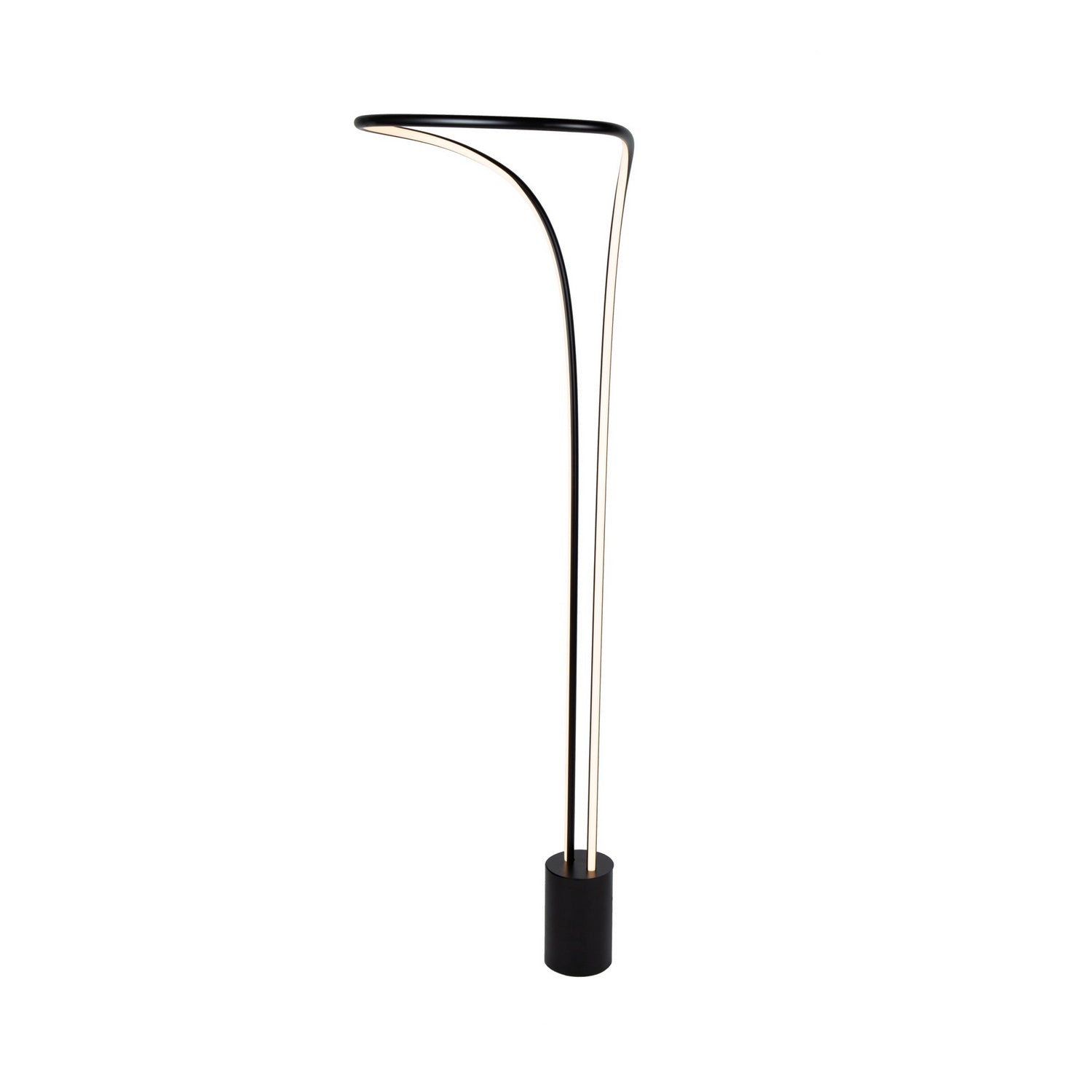 Artcraft - AC7589BK - LED Floor Lamp - Cortina - Matte Black
