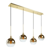Artcraft - SC13284GD - Four Light Island Pendant - Morning Mist - Gold