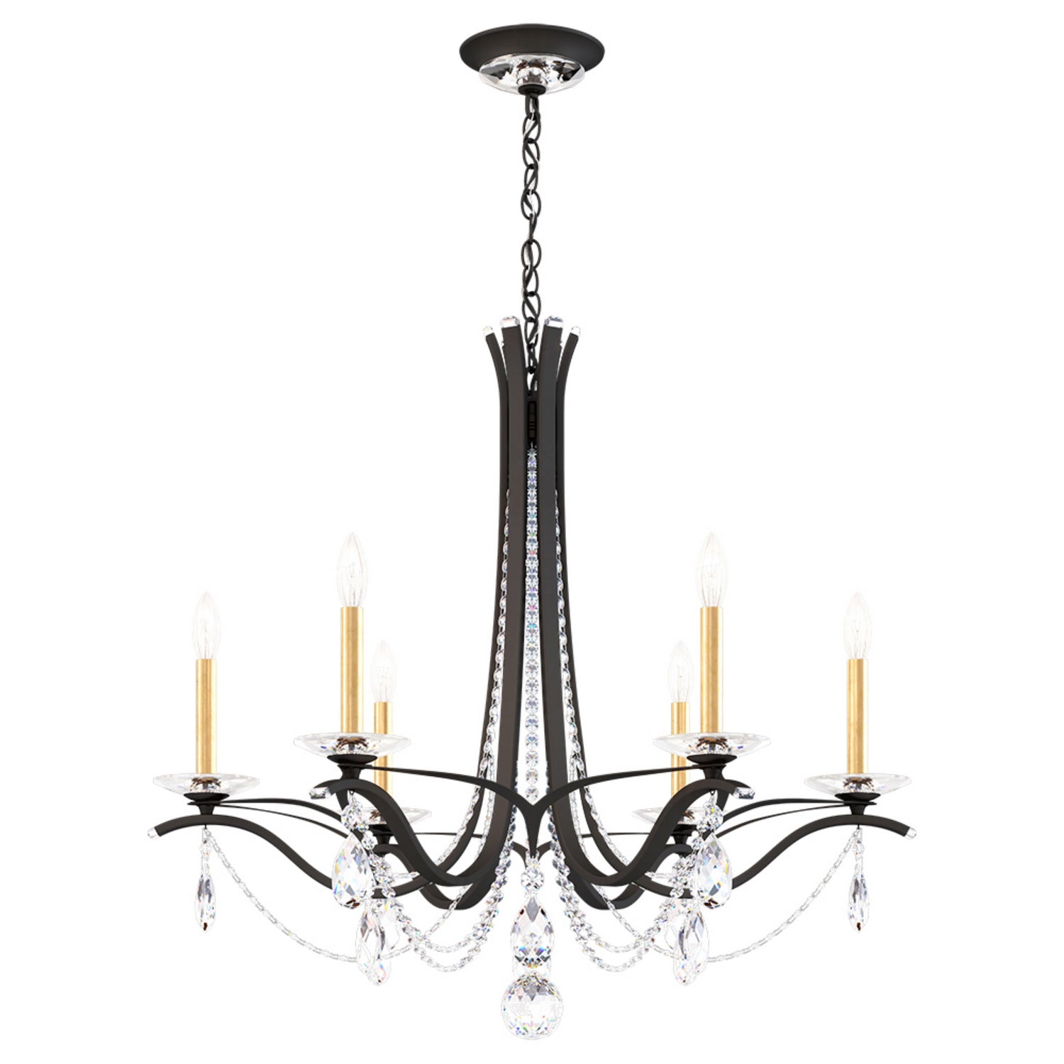 Schonbek - VA8336N-51H - Six Light Chandelier - Vesca - Black