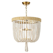 Regina Andrew - 16-1222WT - Three Light Chandelier - Milos - White