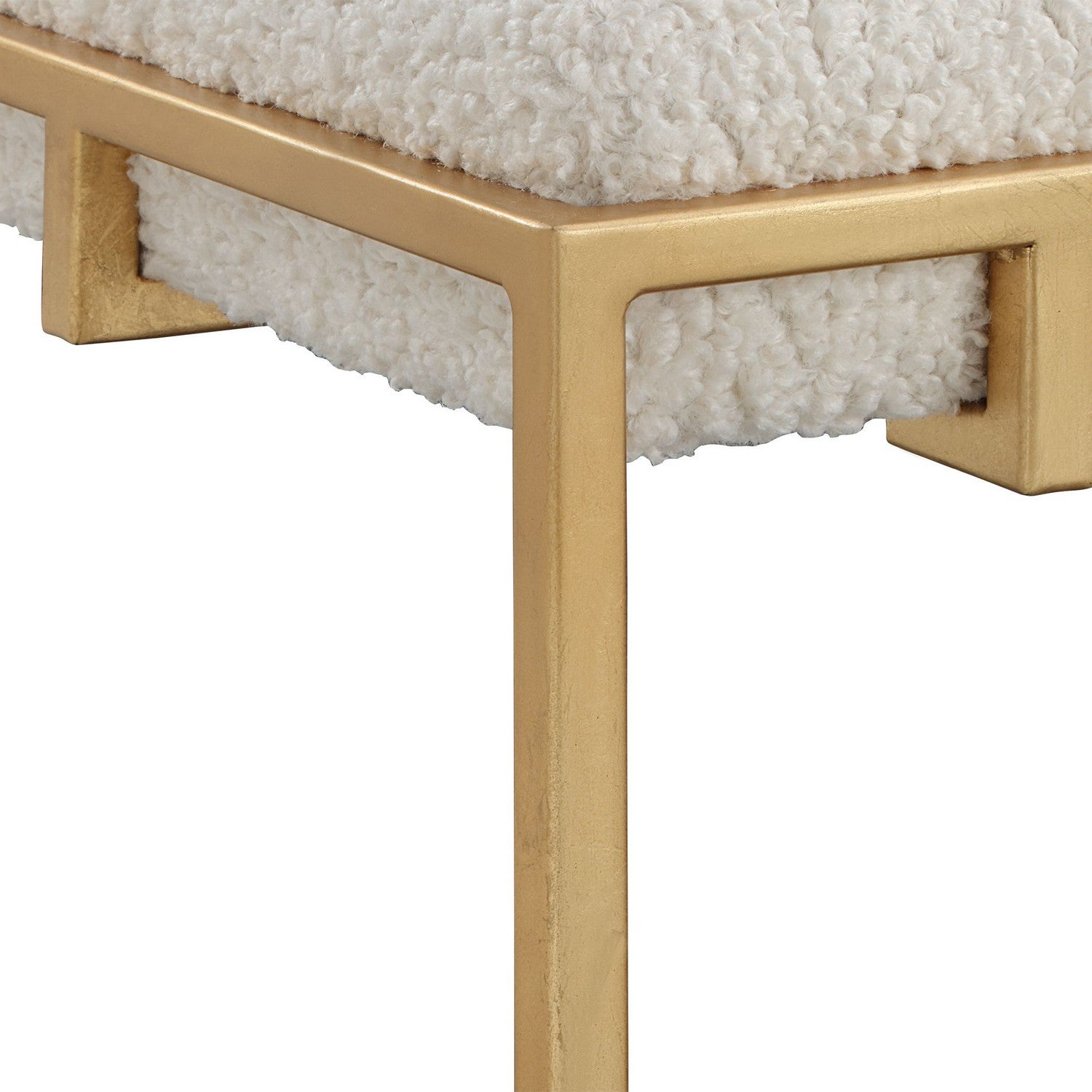 Uttermost - 23663 - Bench - Paradox - Gold Leafed Iron