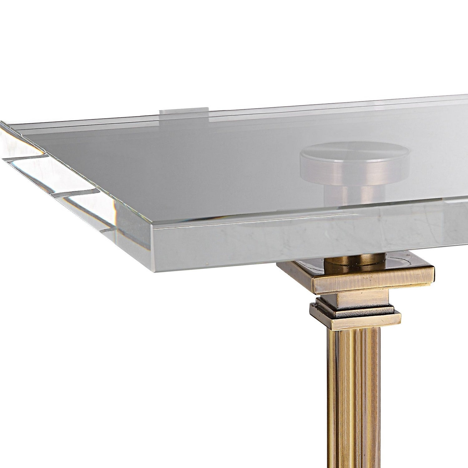 Uttermost - 25142 - Drink Table - Richelieu - Brushed Brass