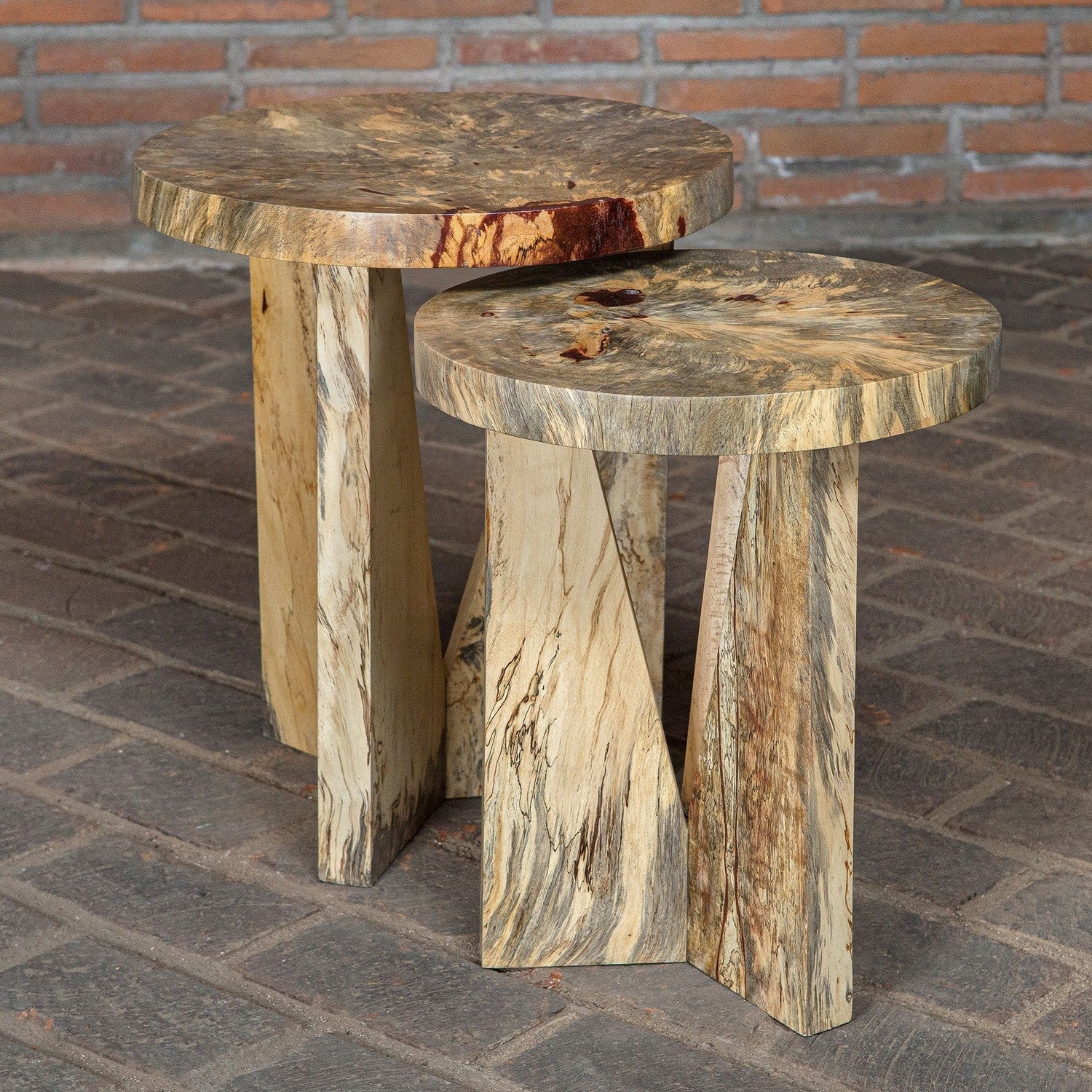 Uttermost - 25496 - Nesting Tables, S/2 - Nadette - Natural