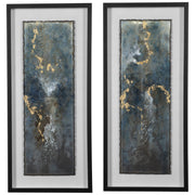 Uttermost - 41434 - Abstract Prints - Glimmering Agate - Black