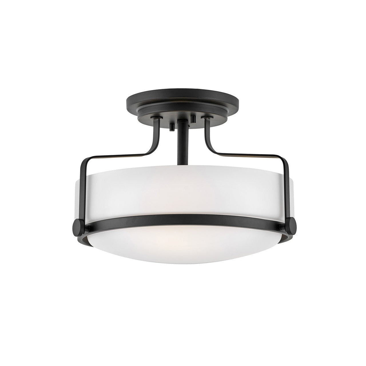 Hinkley - 3641BK - LED Semi-Flush Mount - Harper - Black