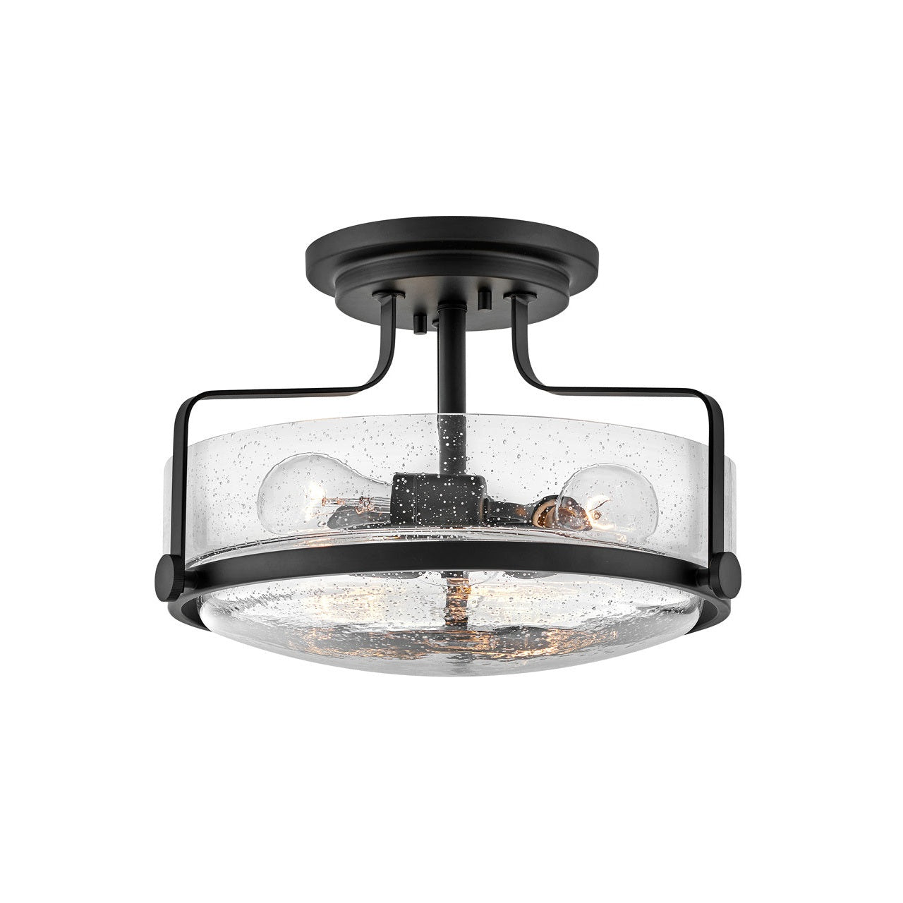 Hinkley - 3641BK-CS - LED Semi-Flush Mount - Harper - Black