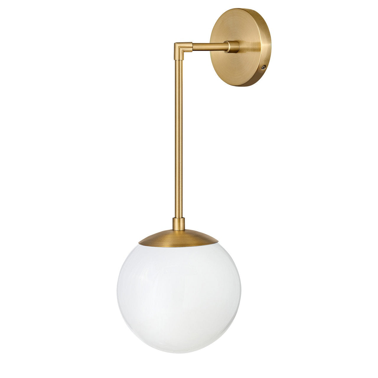 Hinkley - 3742HB-WH - LED Wall Sconce - Warby - Heritage Brass