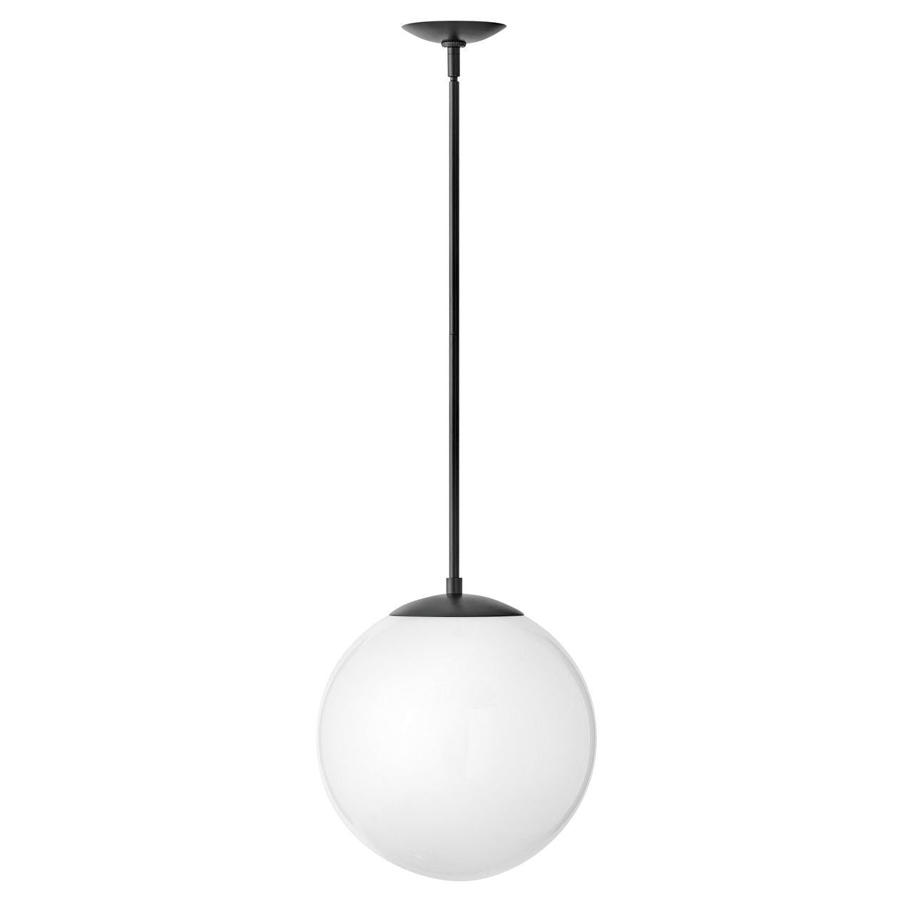 Hinkley - 3744BK-WH - LED Pendant - Warby - Black