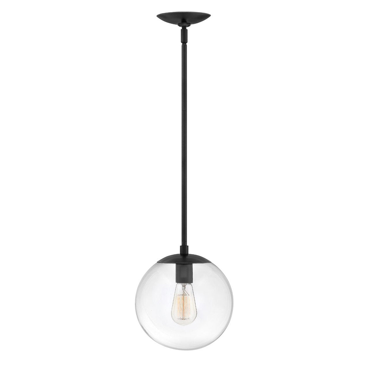Hinkley - 3747BK - LED Pendant - Warby - Black