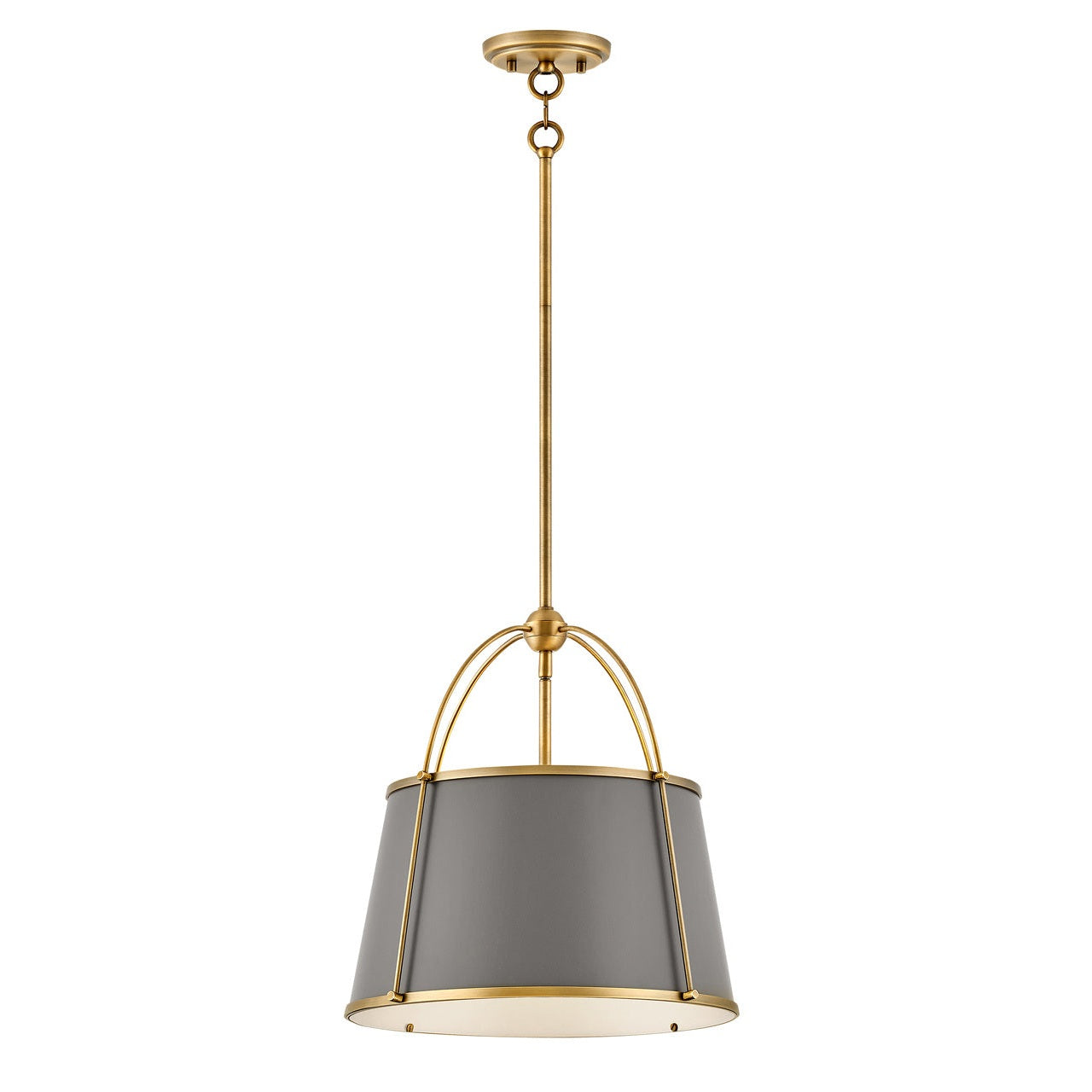 Hinkley - 4894LDB - LED Pendant - Clarke - Lacquered Dark Brass