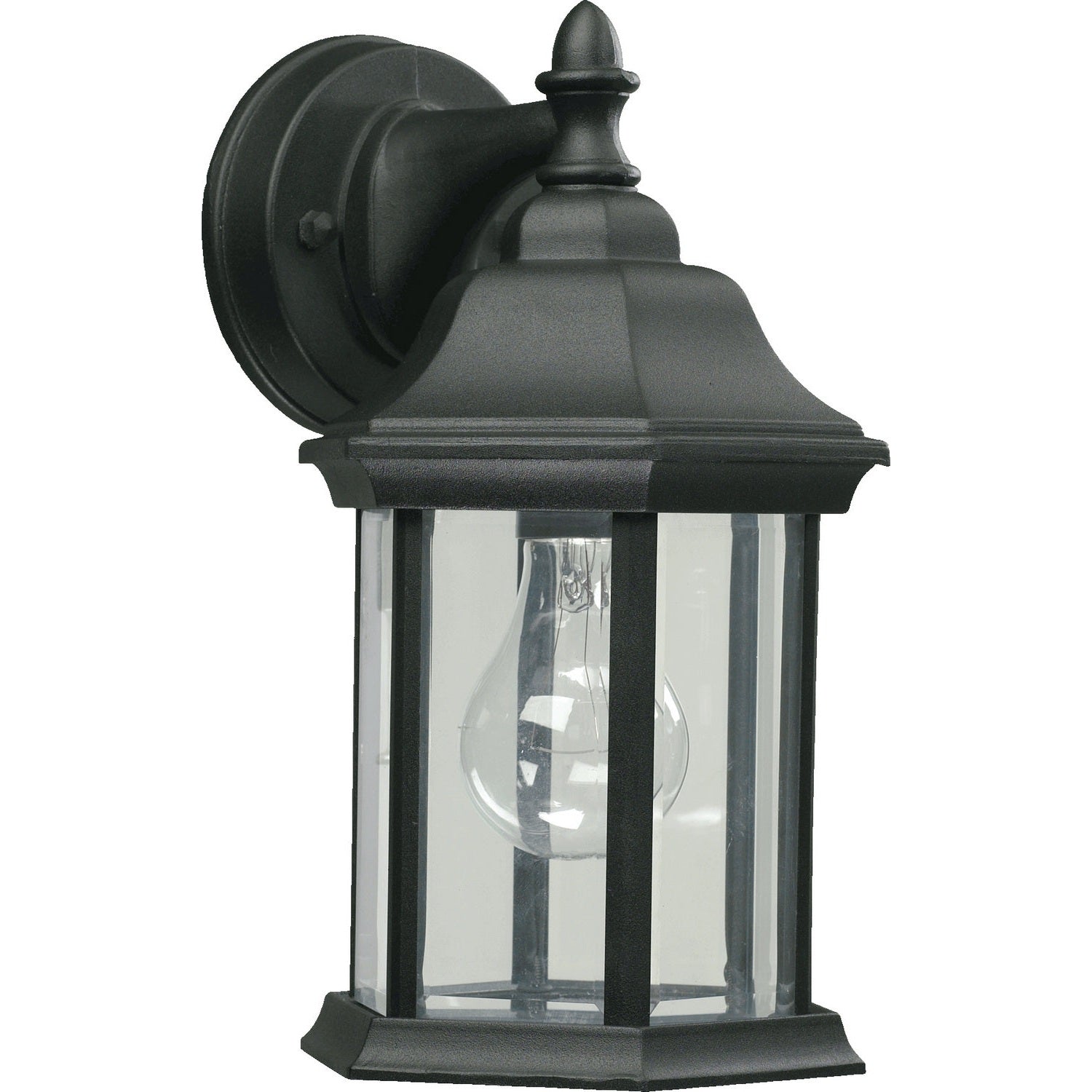 Quorum - 787-15 - One Light Wall Mount - Aluminum Box Lanterns - Black