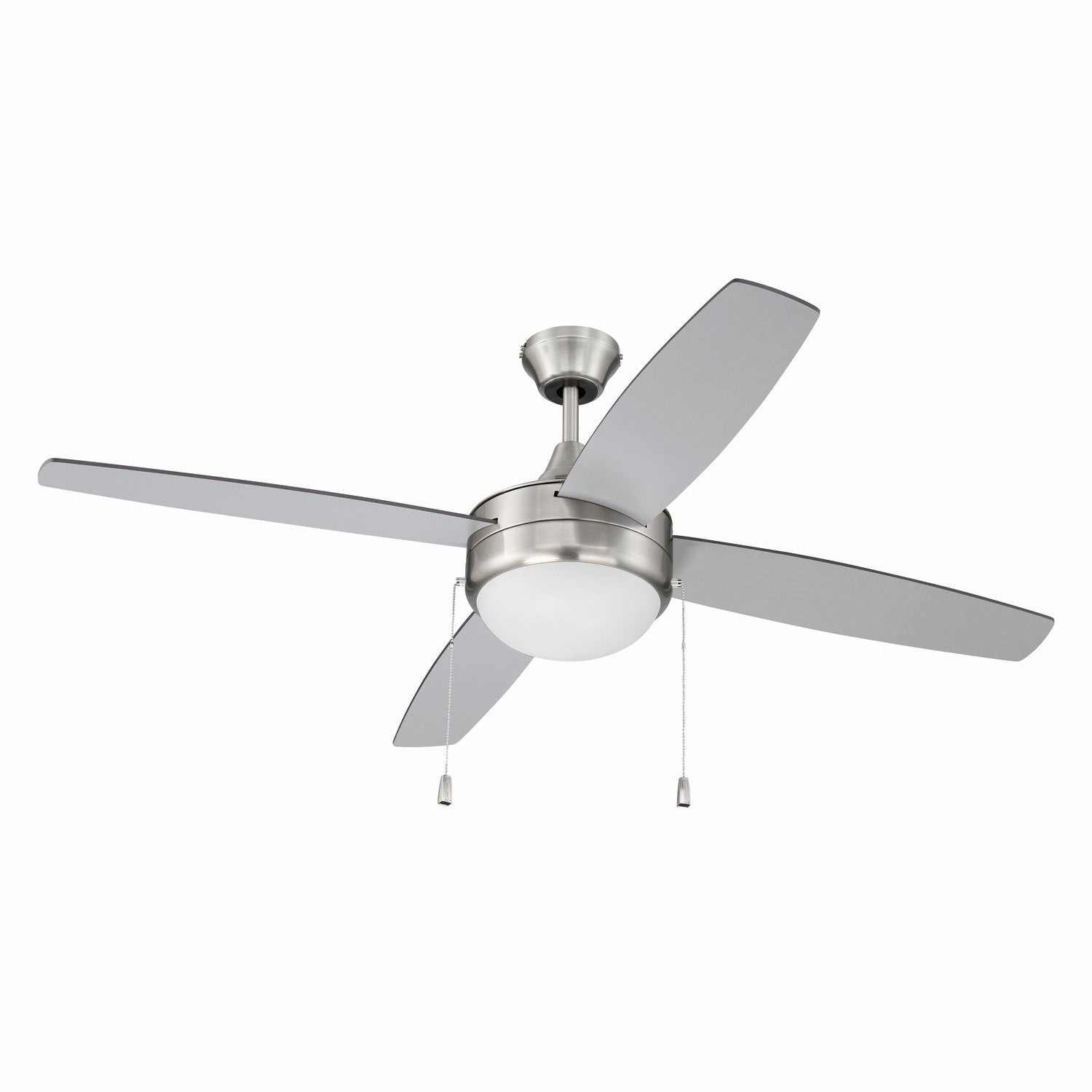 Craftmade - EPHA52BNK4-BNGW - 52" Ceiling Fan - Phaze Energy Star 4 - Brushed Polished Nickel