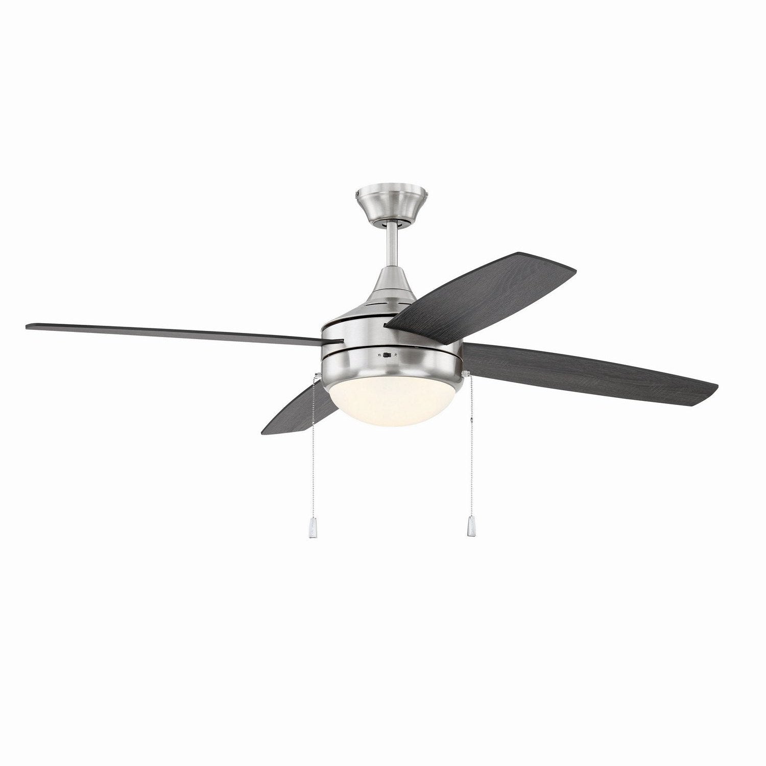 Craftmade - EPHA52BNK4-BNGW - 52" Ceiling Fan - Phaze Energy Star 4 - Brushed Polished Nickel
