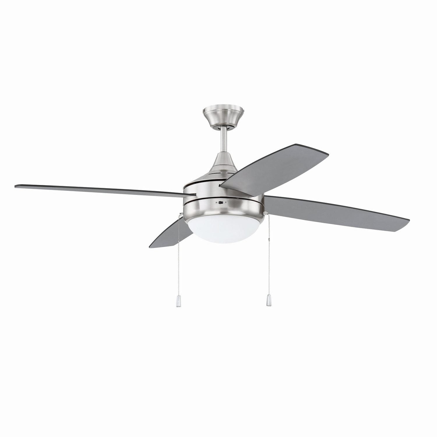 Craftmade - EPHA52BNK4-BNGW - 52" Ceiling Fan - Phaze Energy Star 4 - Brushed Polished Nickel