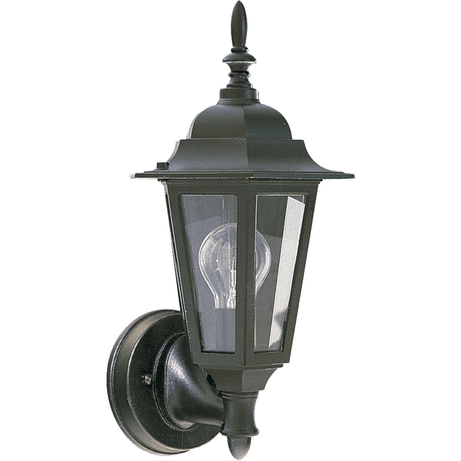 Quorum - 790-15 - One Light Wall Mount - Aluminum Box Lanterns - Black