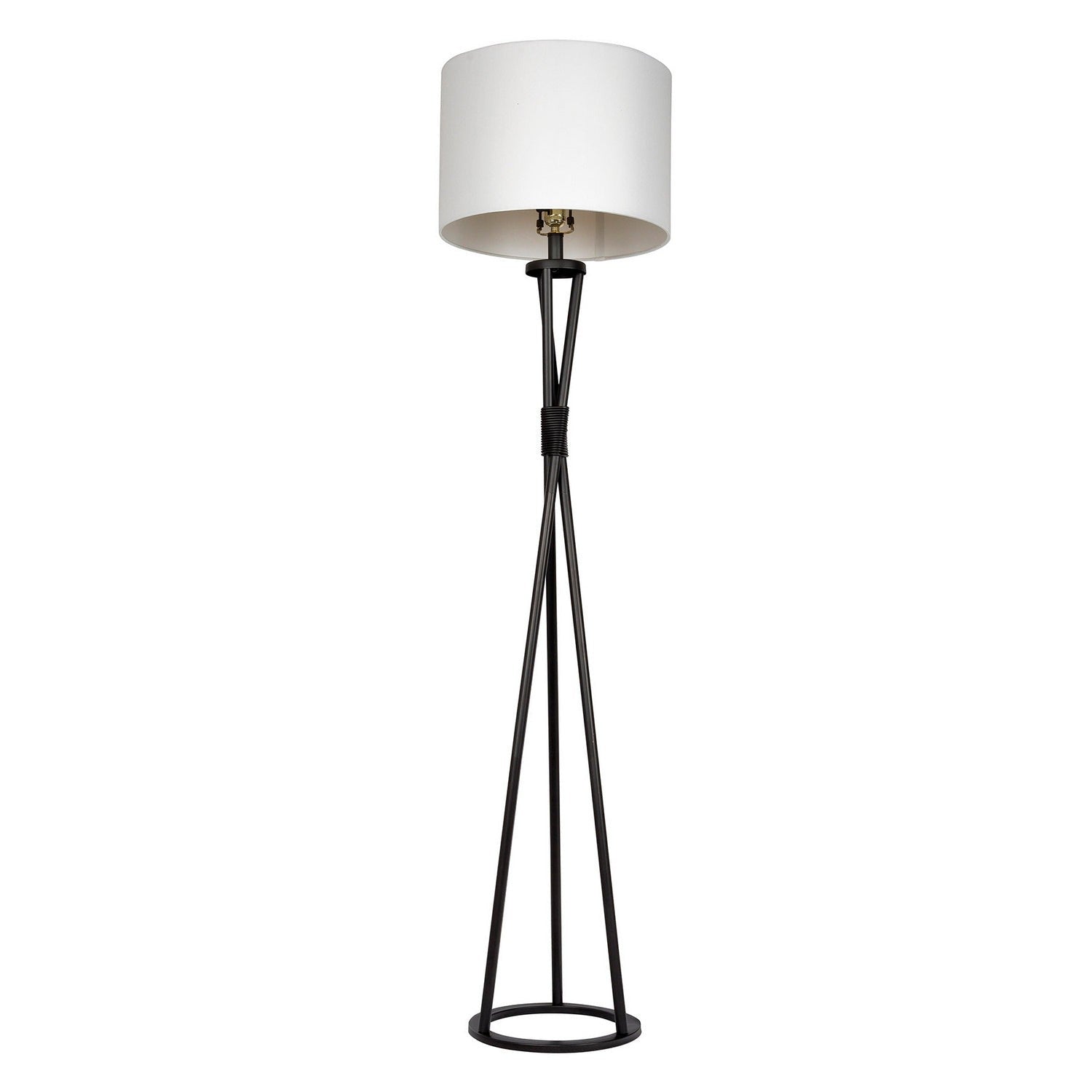 Craftmade - 86203 - One Light Floor Lamp - Table Lamp - Flat Black