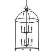 Troy Lighting - F5724-BI - Eight Light Pendant - Brooks - Black Iron