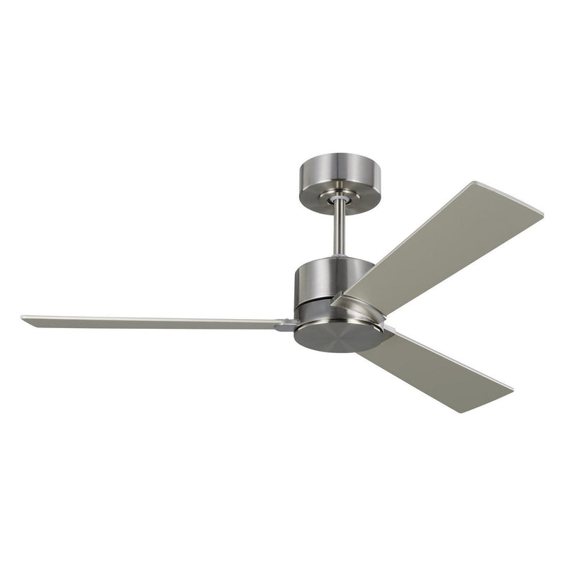 Visual Comfort Fan - 3ROZR44BS - 44``Ceiling Fan - Rozzen 44 - Brushed Steel