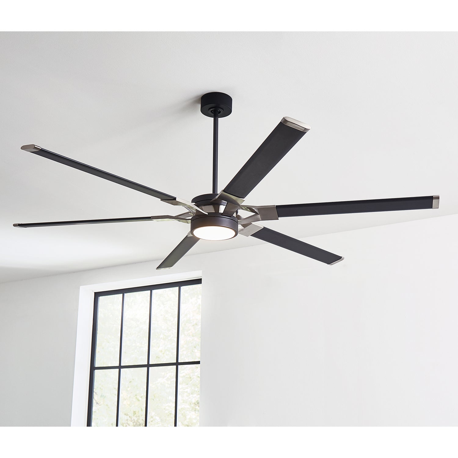 Visual Comfort Fan - 6LFR72MBKD - 72"Ceiling Fan - Loft - Midnight Black