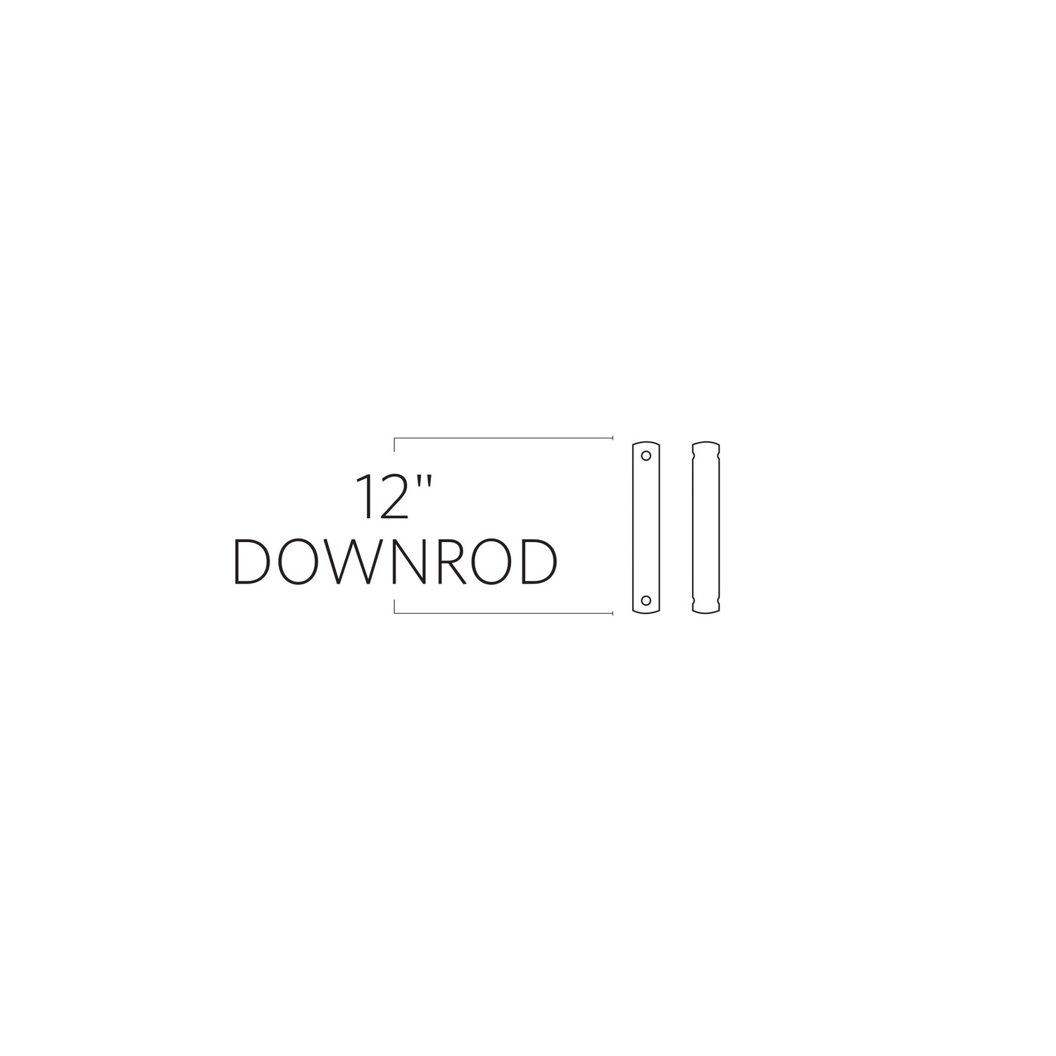 Visual Comfort Fan - DR12KOA - Downrod - Universal - Koa