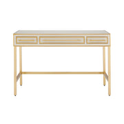 Currey and Company - 3000-0185 - Vanity - Arden Collection - Ivory/Satin Brass
