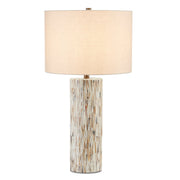Currey and Company - 6000-0709 - One Light Table Lamp - Aquila Collection - Natural Bone/Antique Brass