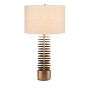 Currey and Company - 6000-0720 - One Light Table Lamp - Walwyn Brass Table Lamp - Antique Brass