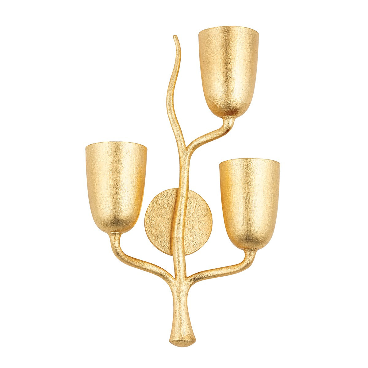 Hudson Valley - 5003-R-GL - Three Light Wall Sconce - Vine - Gold Leaf