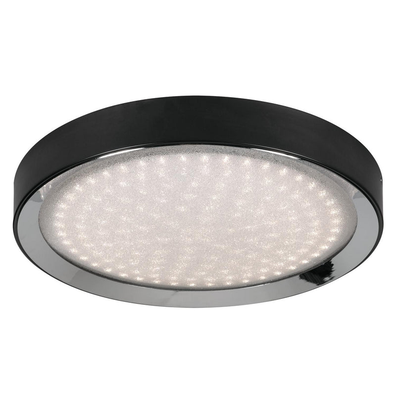 AFX Lighting - BLLF16LAJD1BKPC - LED Flush Mount - Belle - Black and Polished Chrome