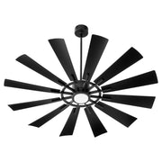 Quorum - 46012-59 - 60"Patio Fan - Cirque - Matte Black