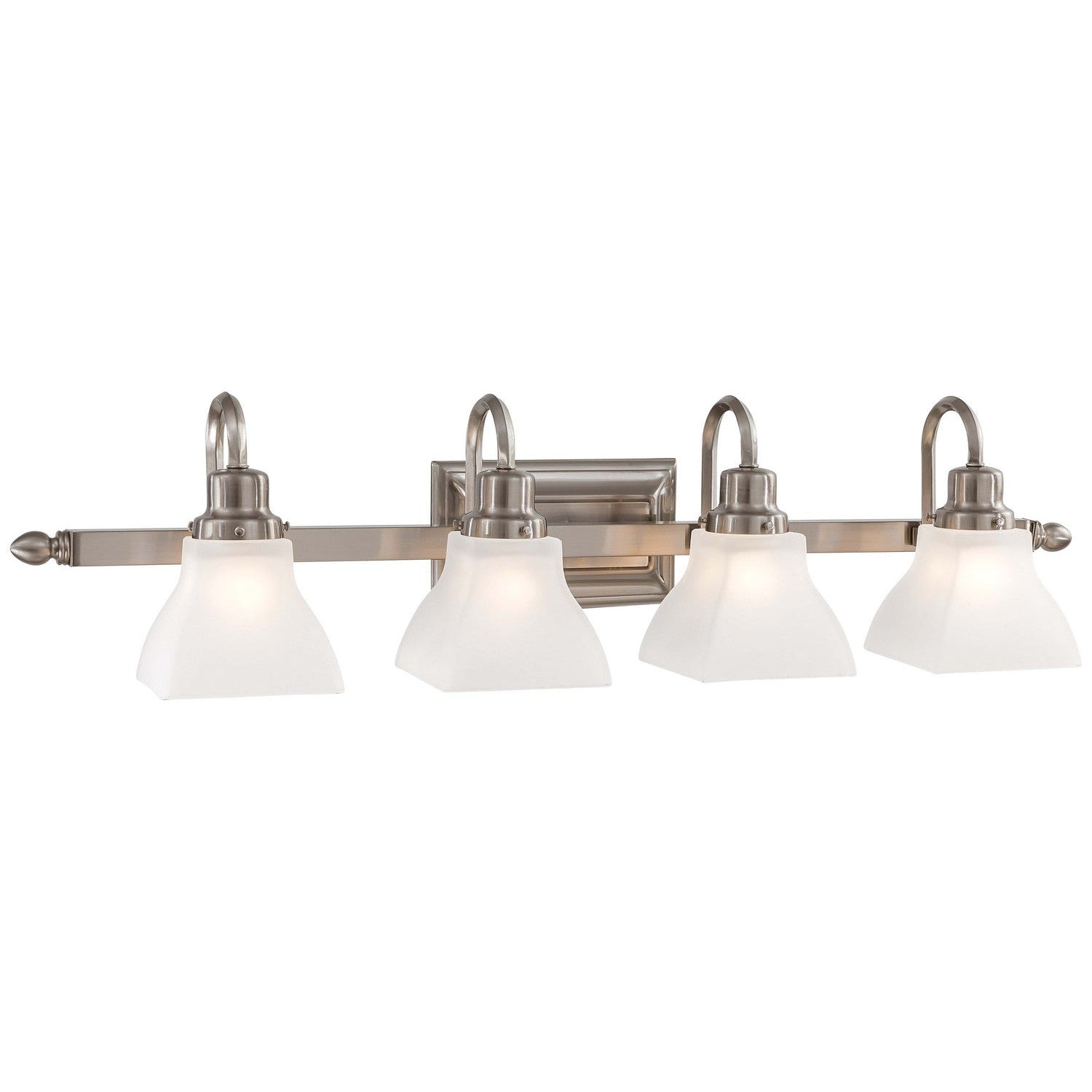 Minka-Lavery - 5584-84 - Four Light Bath - Mission Ridge - Brushed Nickel