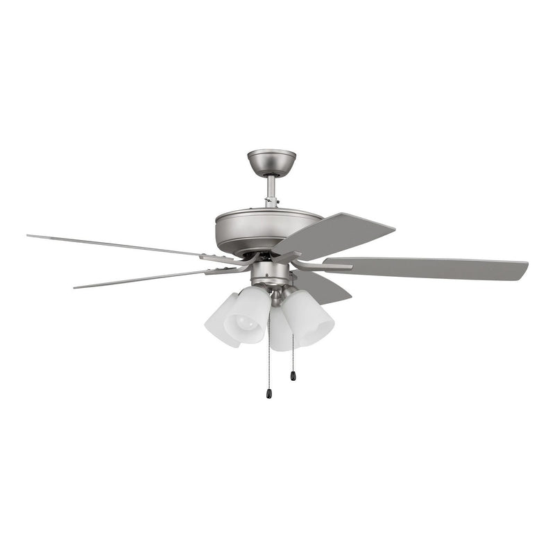 Craftmade - P114BN5-52BNGW - 52"Ceiling Fan - Pro Plus 114 - Brushed Nickel