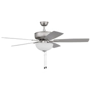 Craftmade - P211BN5-52BNGW - 52" Ceiling Fan - Pro Plus 211 - Brushed Nickel