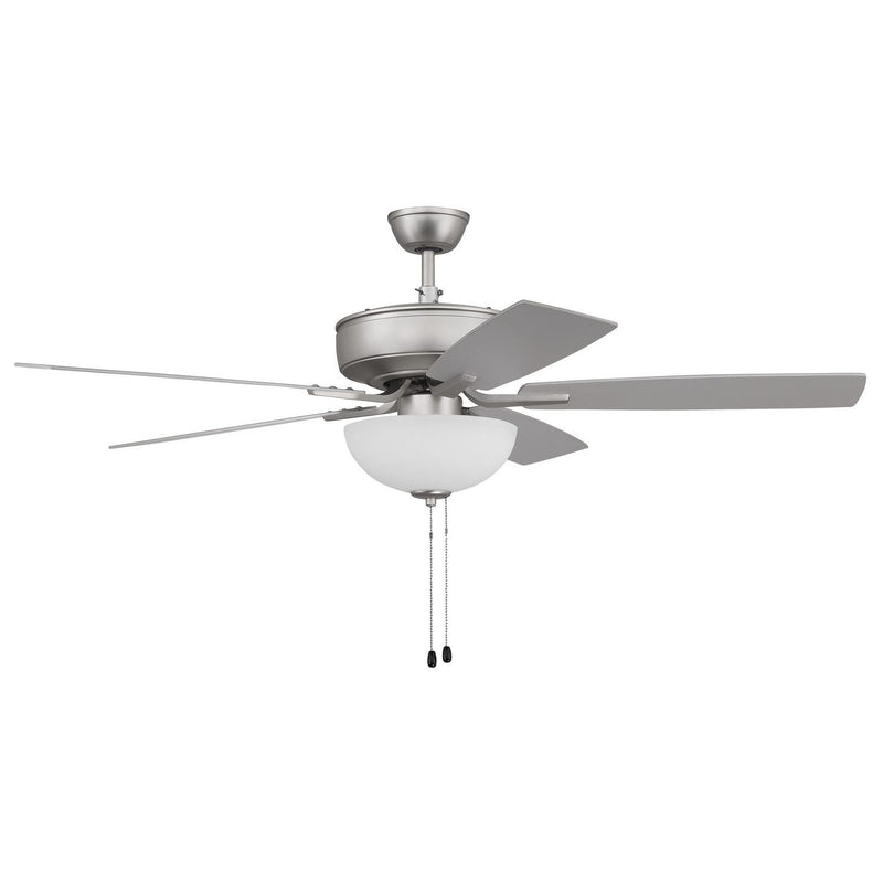 Craftmade - P211BN5-52BNGW - 52" Ceiling Fan - Pro Plus 211 - Brushed Nickel