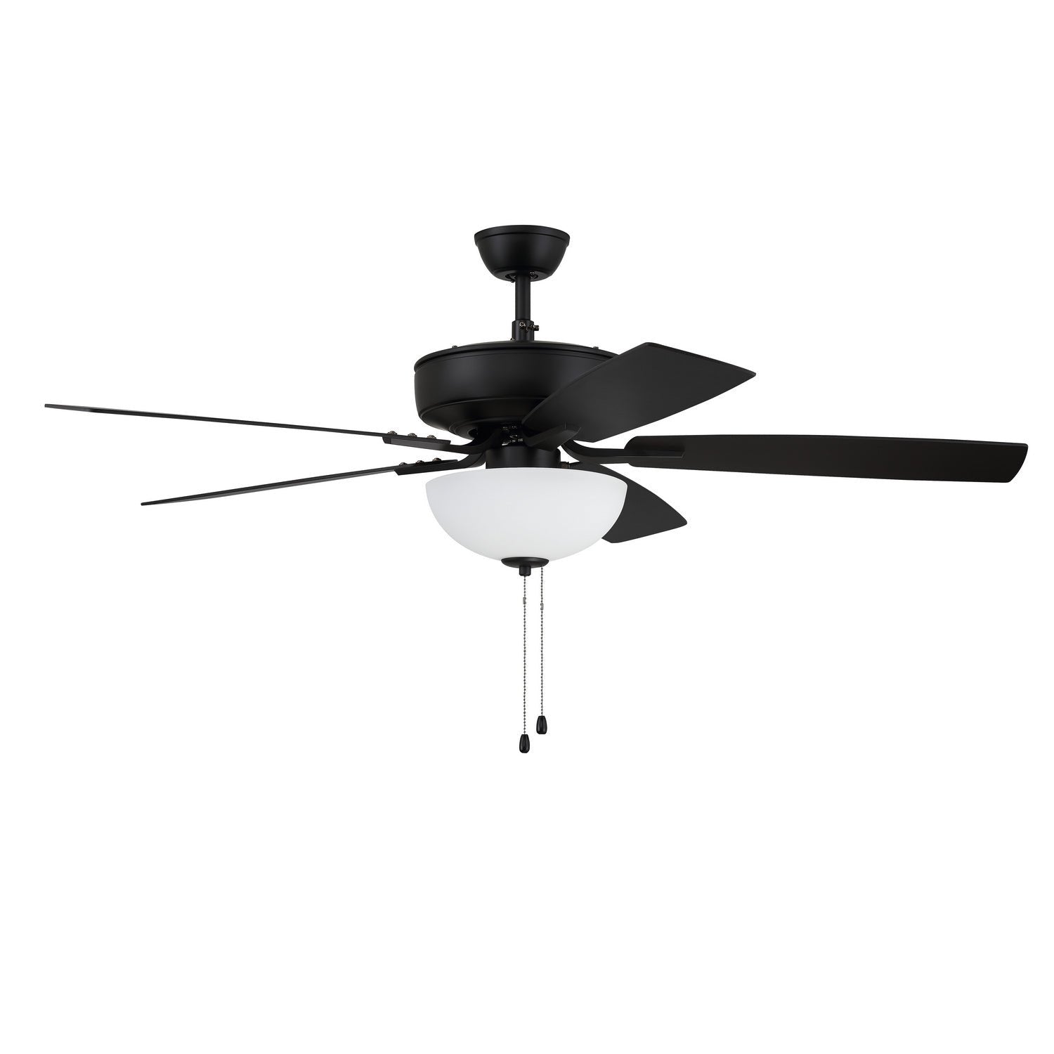 Craftmade - P211FB5-52FBGW - 52" Ceiling Fan - Pro Plus 211 - Flat Black